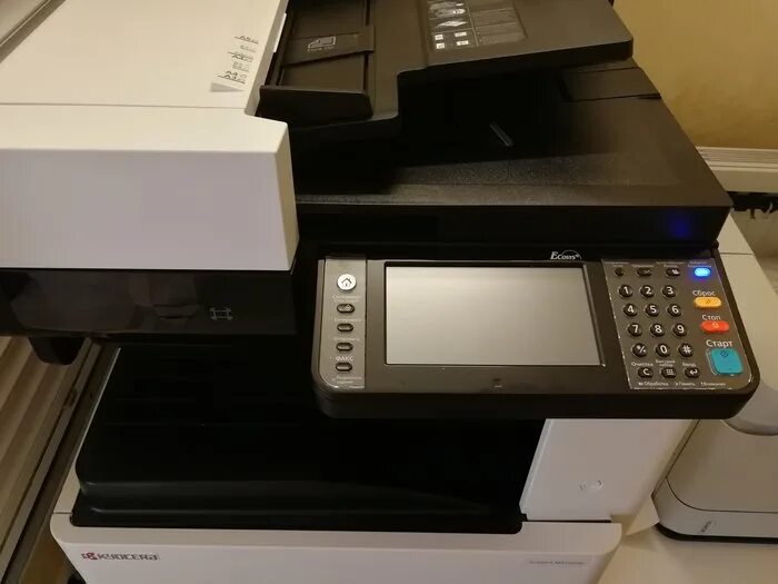 Мфу лазерный цветной kyocera m8124cidn. Мфу лазерный цветной kyocera m8124cidn