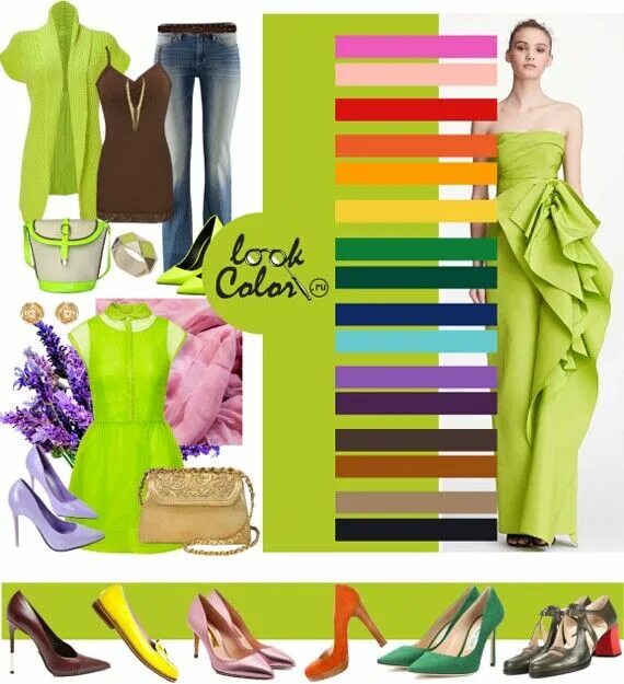 Цвета подходящие к зеленому. Салатовый цвет сочетание. Салатовый цвет сочетание в одежде. Сочетание светло зеленого цвета. Сочения с салатовым цветом в одежде.
