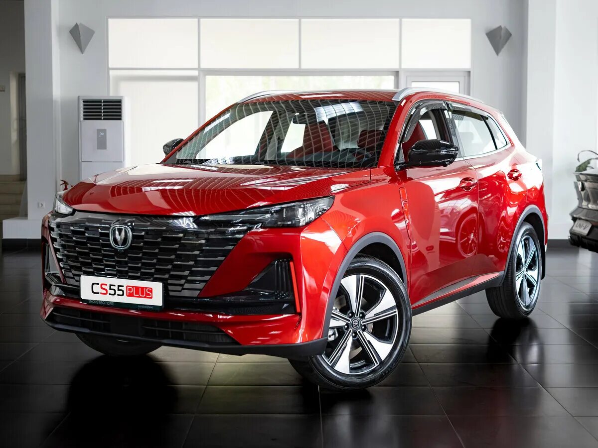 Cs55 отзывы 2023. Changan cs55 Plus красный. Чанган 55 плюс 2023. Чанган 55 плюс красный. Чанган ЦС 55 плюс 2021.