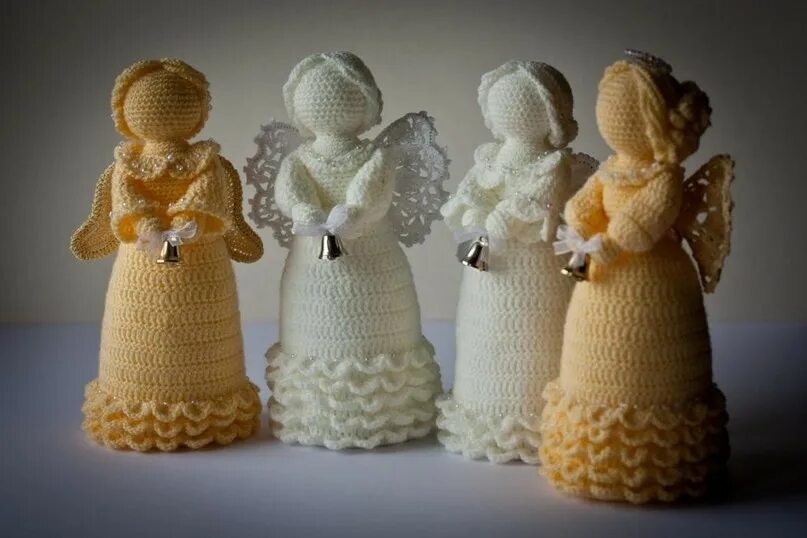 вязаные ангелочки. рождественский ангелочек крючком. вязание ангелочков крючком. вязаный ангелочек крючком. вязаный ангелочек крючком.