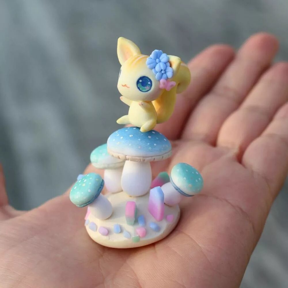 игрушки из полимерной глины. фигурки из полимерной глины. как слепить и пластилина милое. как слепить и пластилина милое. зверюшки из полимерной глины.