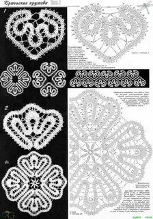 fast, simple image host Irish lace crochet, Bobbin lace patterns, Crochet e...