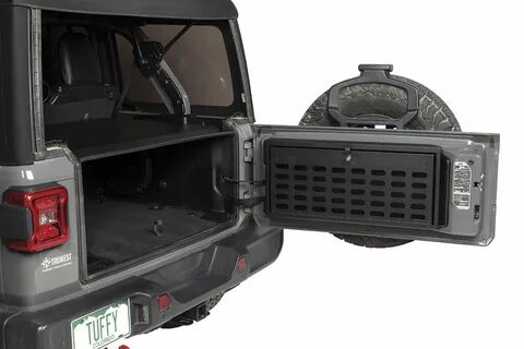 Tuffy 365-01 Tailgate Lockbox MOLLE Storage for 18-22 Jeep Wrangler JL Quadratec