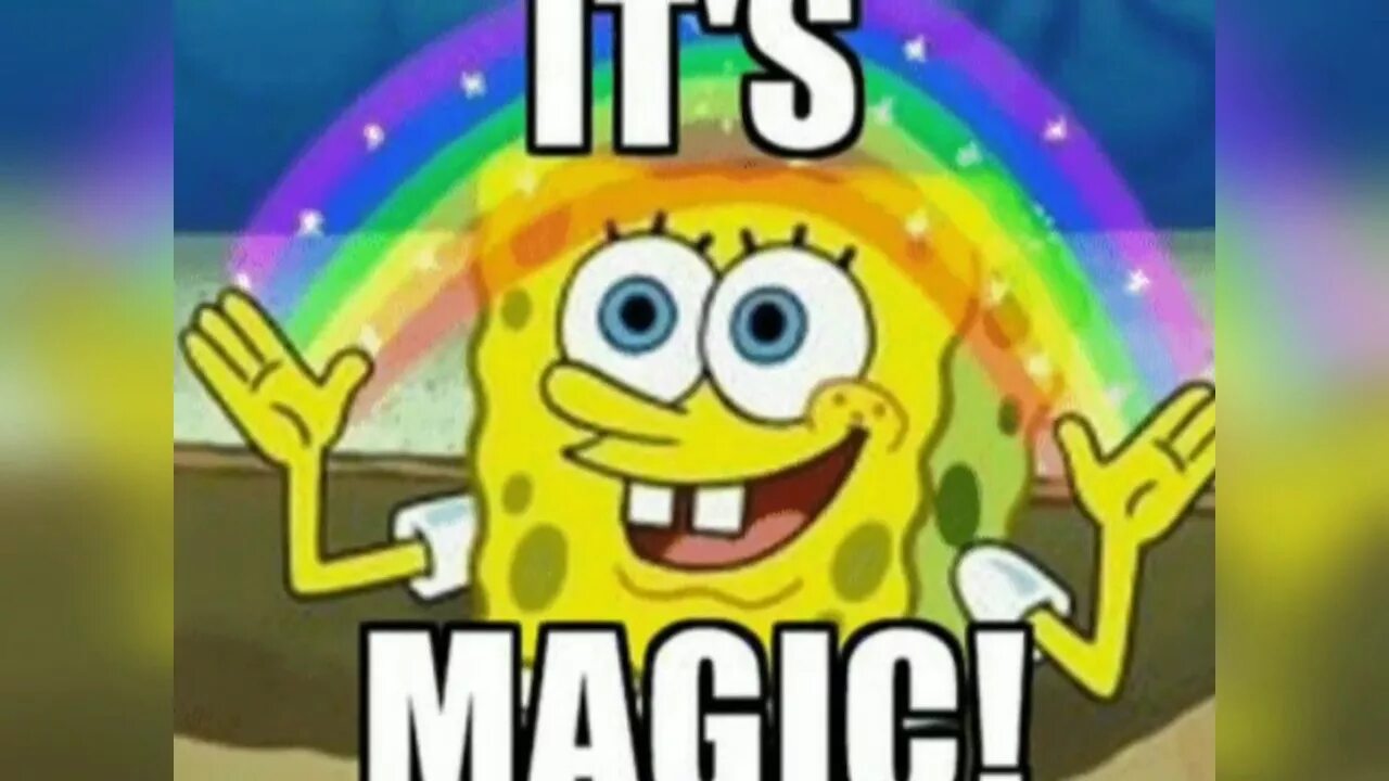 It s magic. Итс мэджик. it s magic мем. it&#039;s a magic мем. спанч боб магия мем.