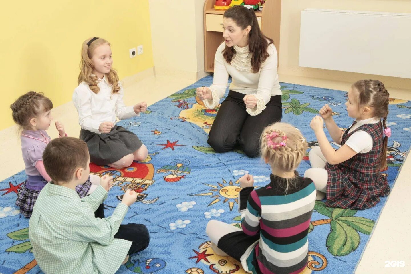 занятие в средней группе.