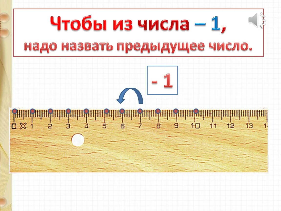 Прибавить и вычесть число 1. Прибавление и вычитание числа 1. Следующее и предыдущее число. Чтобы вычесть из числа 1 надо назвать предыдущее число. Выборы первые цифры