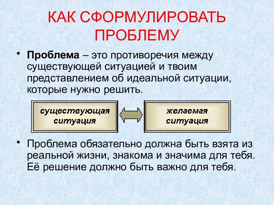 Как сформулировать проблему. Как формулировать проблему. Проблема проекта как сформулировать. Формулировка проблемы проекта. Проблемой нужно и можно