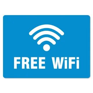 Free WiFi Sign - The Signmaker.