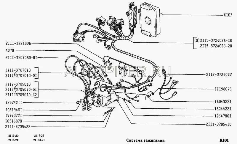 Жгут проводов системы зажигания ВАЗ 2115 инжектор 8 клапанов. Система зажигания автомобиля 2115. Система зажигания ВАЗ 2115 инжектор 8. Система зажигания ВАЗ 2115. Проверить зажигание ваз 2115
