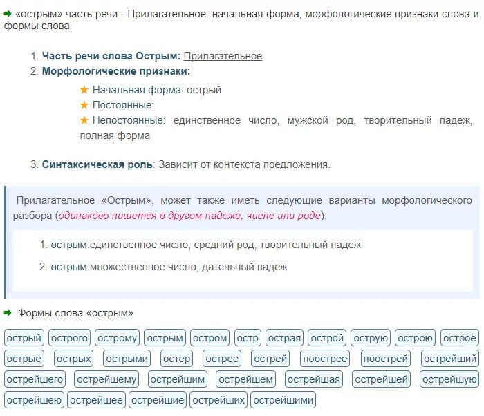 Слово пикантный. Острое слово. Падеж слова острая. Начальная форма слова острая. Острым по падежам.