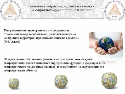 Элементы географического пространства