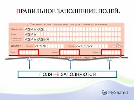 Заполните поле
