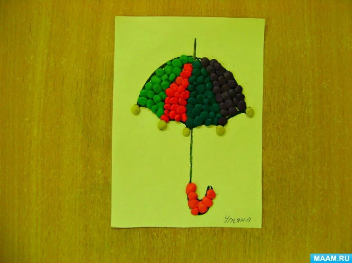 Лепка зонтик средняя группа. Лепка цветные зонтики. Разноцветные зонтики лепка. Лепка цветные зонтики в средней группе. Лепка зонтик в средней группе.