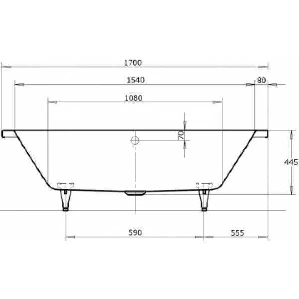 Минусы стальной ванны. Ванна Калдевей Conoduo 170. Kaldewei Conoduo 170х75. Kaldewei Conoduo 732. Ванна Калдевей 170х75 чертеж.