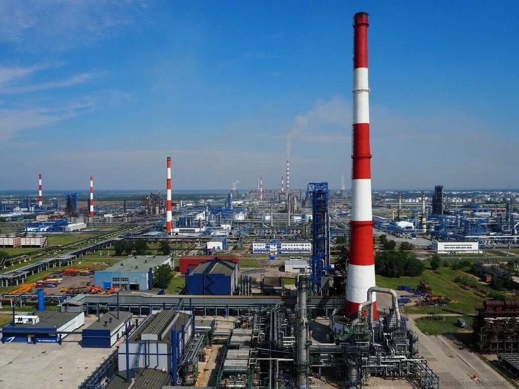 Центры нефтеперерабатывающей промышленности
