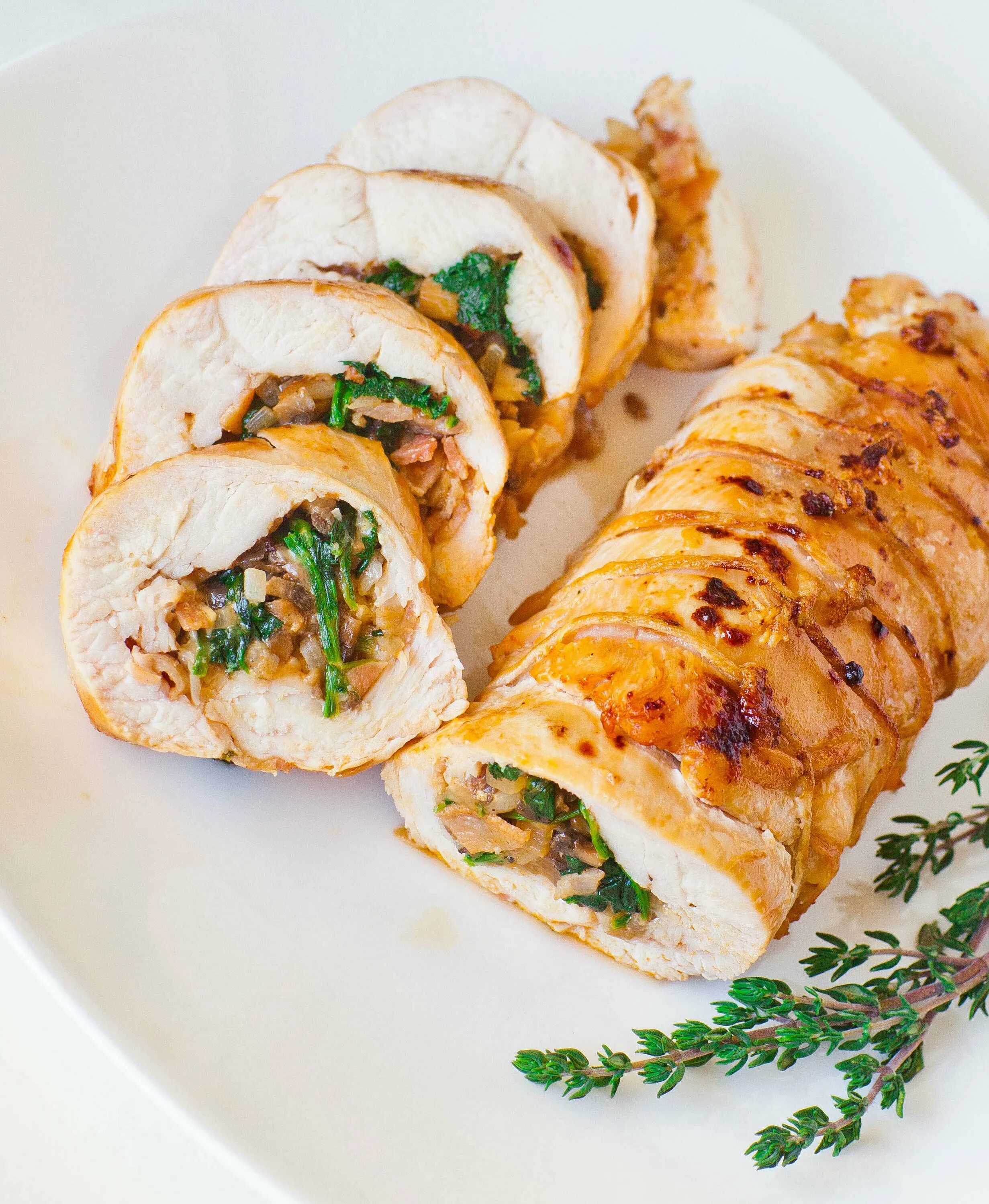 Рецепт куриных рулетиков с начинкой