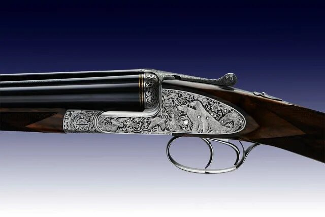 Двуствольное ружьё Холланд. Ружье двуствольное Уайатт Эрп 1868. Охотничье ружье. Модель ружья.