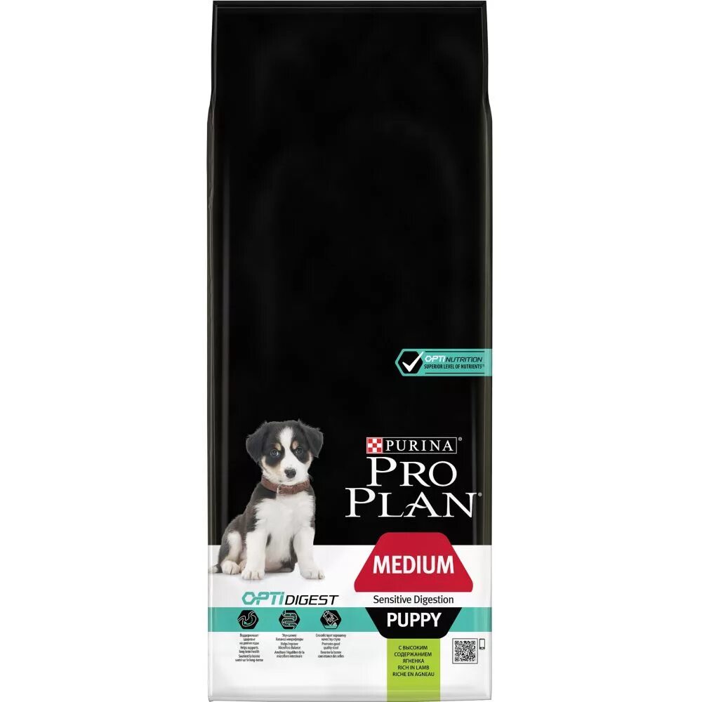 Проплан для щенков средних пород с ягненком. Purina Pro Plan Medium Puppy sensitive Skin. Пурина Проплан для щенков средних пород. Purina Pro Plan OPTIDERMA для щенков. Корм pro plan для средних пород