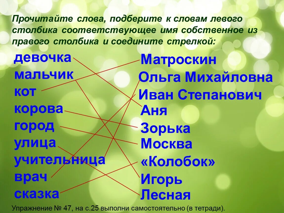 Слова подходящие к слову мама. Слова имена собственные. Имена собственные и имена. Слова названия имя собственное. Имена собственные улица.