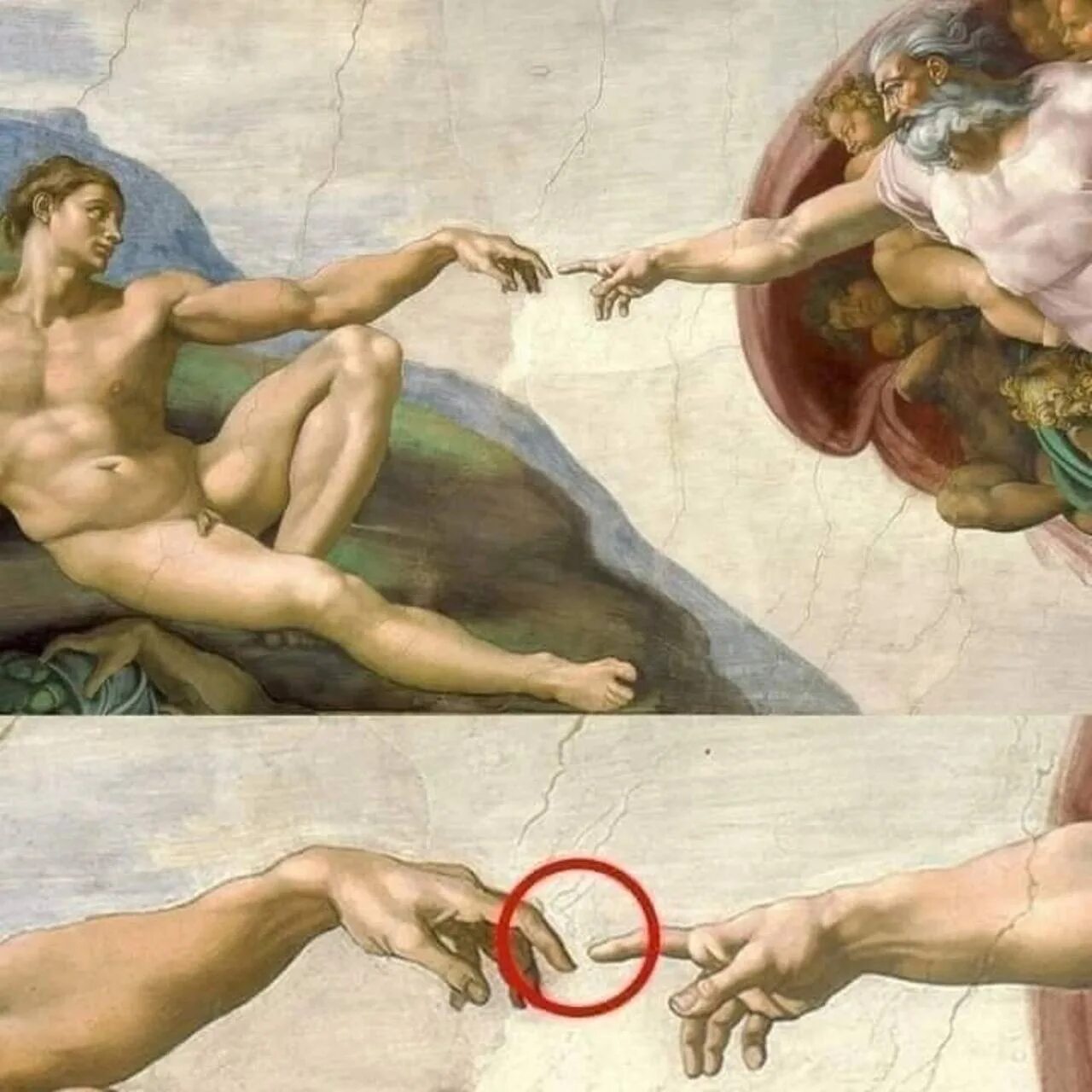 Как сотворили адама. Микеланджело Сотворение Адама. Микеланджело Буонарроти. «Сотворение Адама» (1511). Сотворение Адама картина Микеланджело.