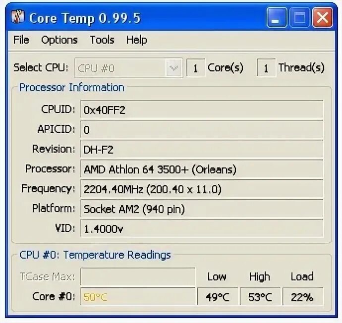 Core temp русский язык