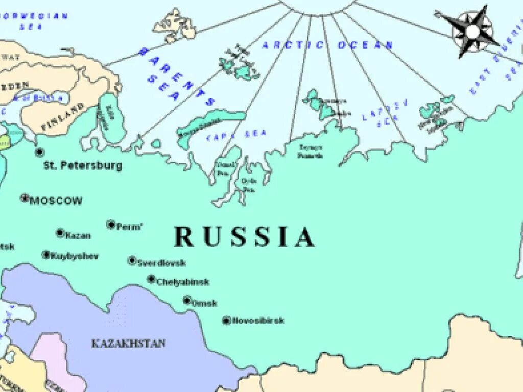 Часть россии на английском. Карта России на английском языке. Карта Росси на английском. Границы России на английском. Карта нашей страны России на английском.