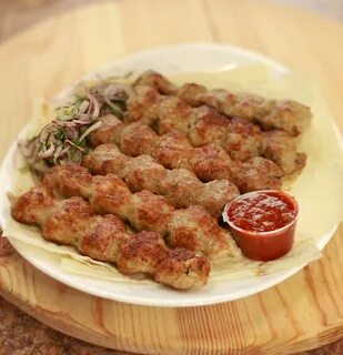 Люля кебаб из куриного фарша в духовке