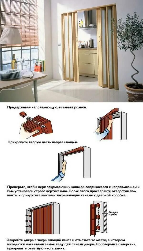 Как установить дверь гармошку видео. Дверь гармошка межкомнатная чертеж. схема сборки раздвижной двери гармошка. схема сборки двери гармошки пластик пхв. дверь-гармошка межкомнатная инструкция.