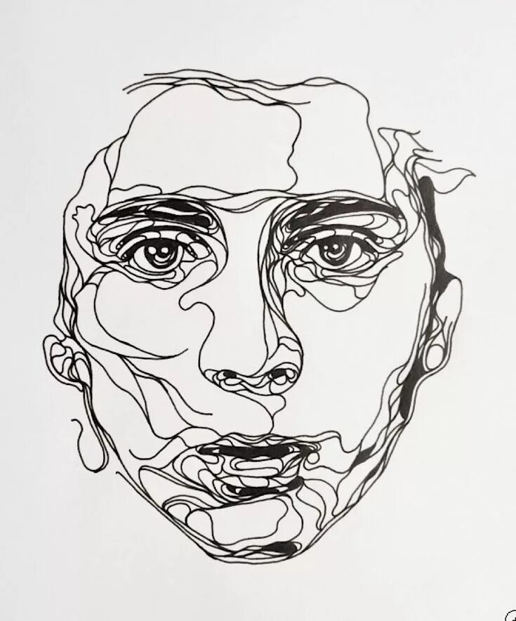 Лицо line
