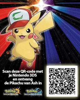 Ash/'s Pikachu Card and code for Pokemon Ultra Sun//Moon.