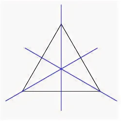 Оси симметрии равностороннего треугольника. У равностороннего треугольника 3 оси симметрии. Равносторонний треугольник осевая симметрия. ОСТ симметрии равностороний треугнльк.