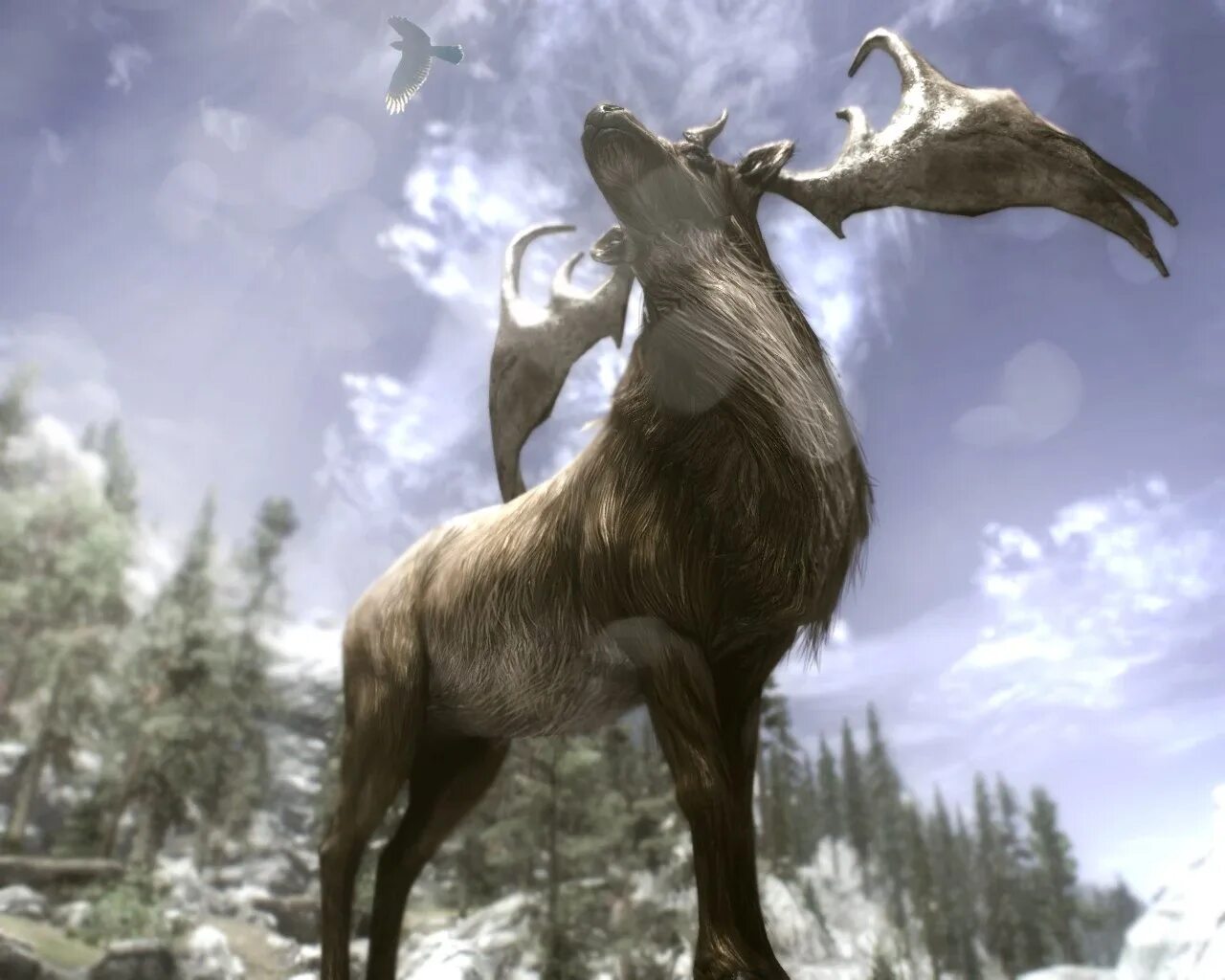 Animals skyrim. Ездовой Лось в скайрим 5. Животные Скайрима. Ездовой Лось. Животные в скайриме.