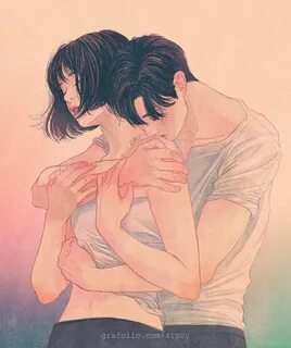 Couples Sensuels, Romantic Anime Couples, Romantic Art, Cute Anime Couples,...