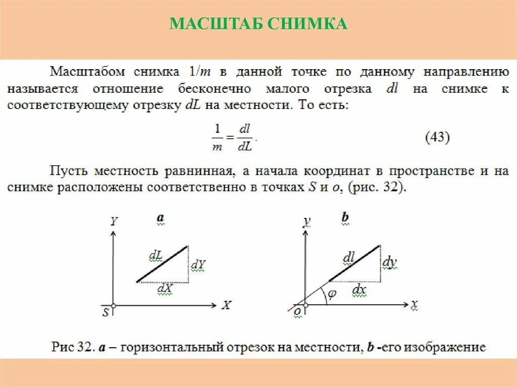 Расстояние в вертикальном направлении. Формула масштаба наклонного аэрофотоснимка. Масштаб снимка фотограмметрия. Масштаб горизонтального снимка. Масштаб наклонного снимка это.