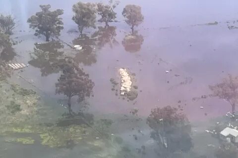 Lands flooded