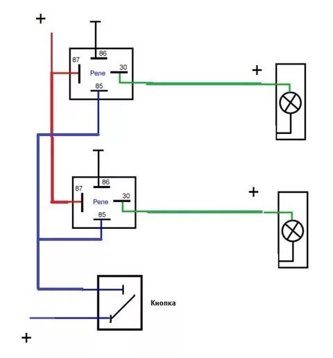Схема подключения реле противотуманных фар. Схема подключения противотуманки через реле и кнопку. Схема подсоединения реле противотуманных фар. Схема подключения реле противотуманных фар 5 контактное. Противотуманные фары подключение через кнопку
