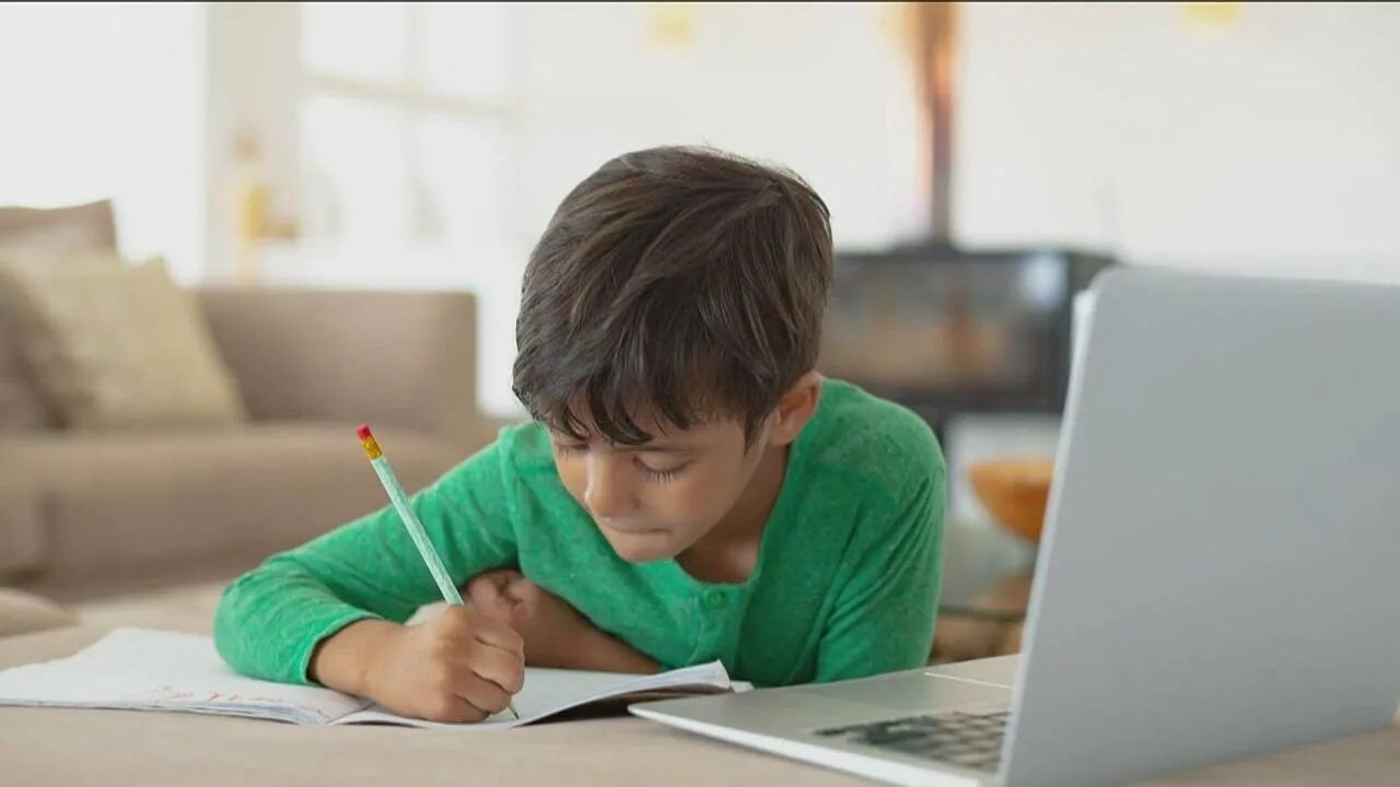 Is he study at home