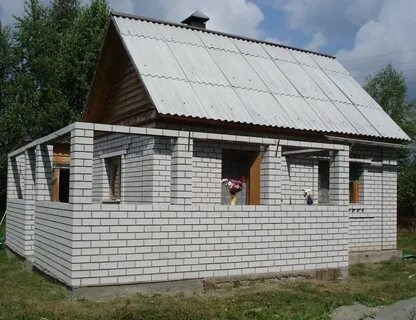 Пристрой к дому газобетон