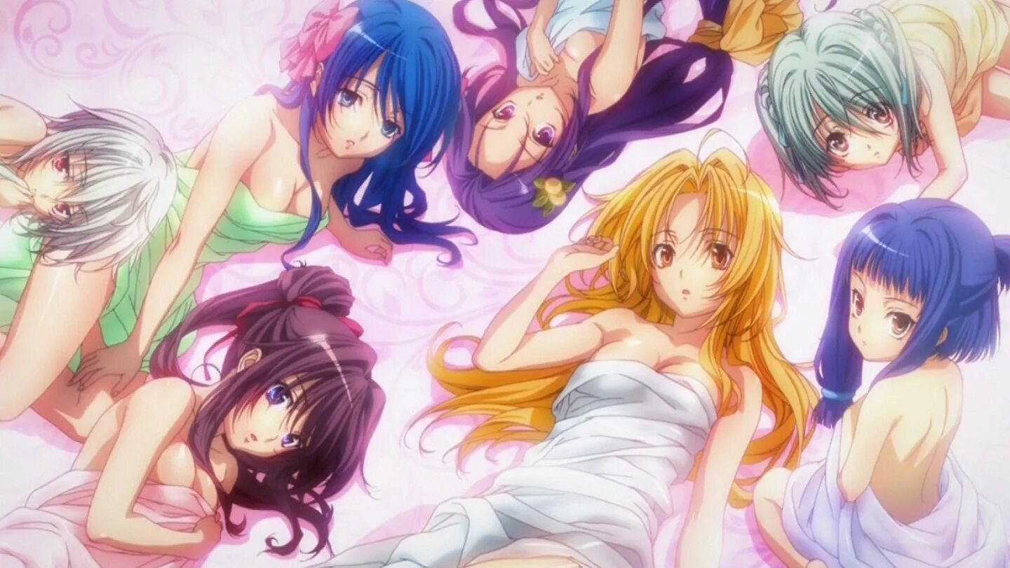 Идолмастер lipps. Hyakuren no haou to seiyaku no valkyria аниме. Кумагава мисоги и гарем. Тотальный гарем аниме. Гарем моногатари isekai.