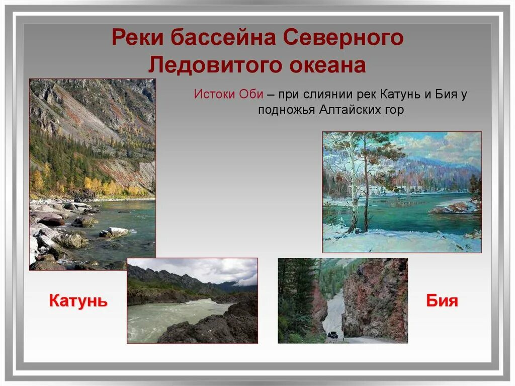 Бассейн северо ледовитого океана какие реки. Бассейн Северного Ледовитого океана реки. Реки Северного бассейна Северного Ледовитого океана. Российские реки бассейна Северного Ледовитого океана. Бассейн реки Катунь.