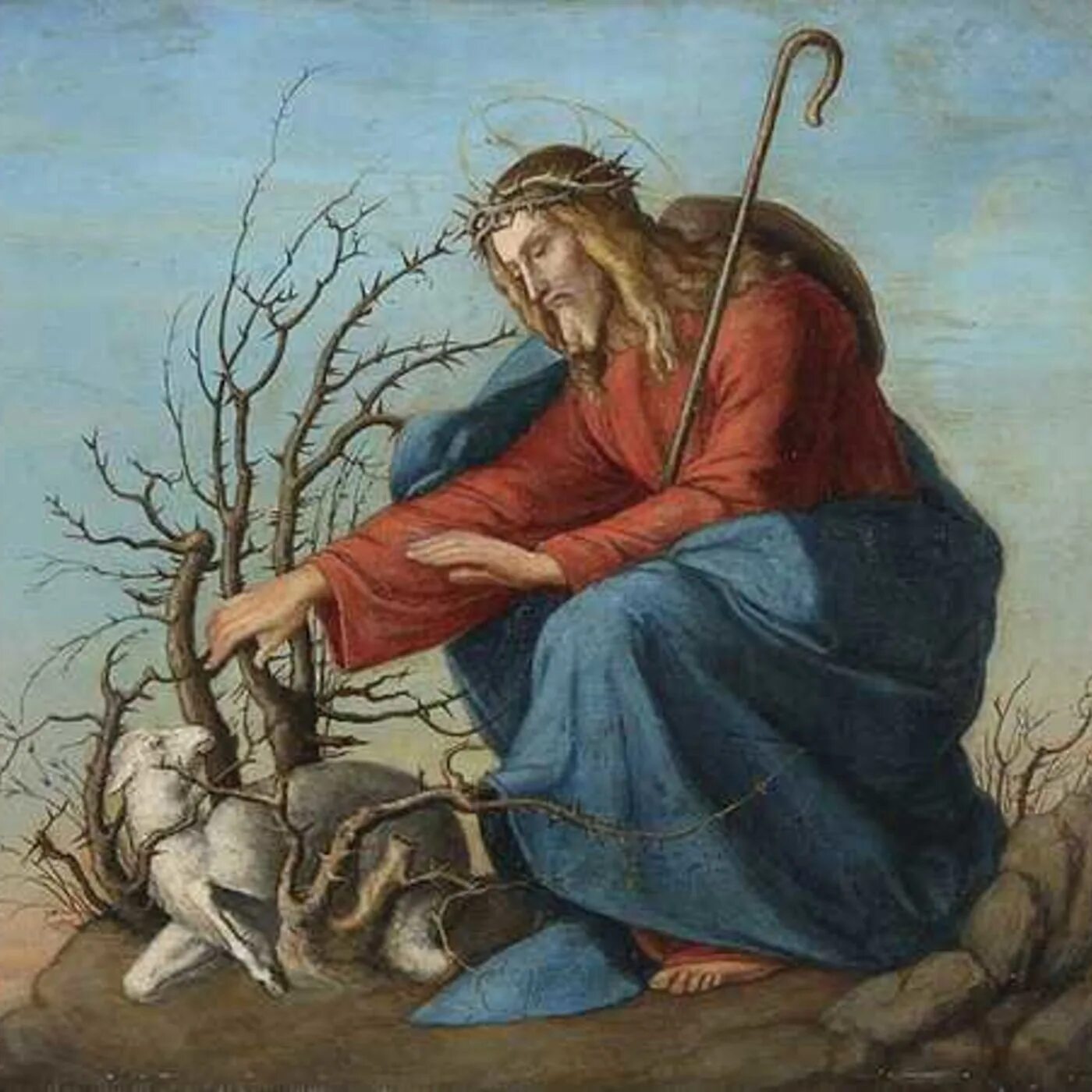 Иисус Христос добрый Пастырь. Добрый Пастырь Джованни. Добрый Пастырь картина Джованни. "Добрый Пастырь" Бейгель.