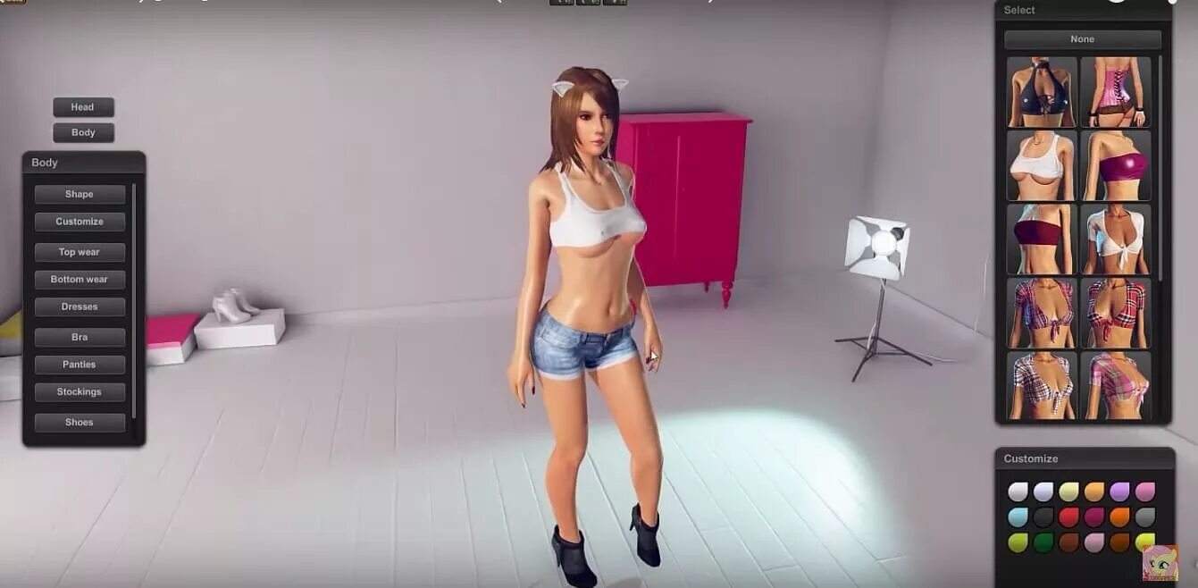 Создать девушку 18