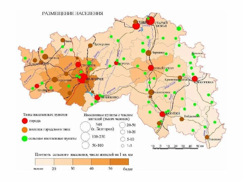 Белгородская область г старый индекс. Карта плотности населения Белгородской области. Плотность населения Белгорода карта по районам. Карта плотности населения Курской области. Плотность населения Брянской области.