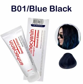 Характеристики Anthocyanin черно-синяя краска для волос B01 Blue black 230 мл хе