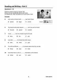 Test 3 writing