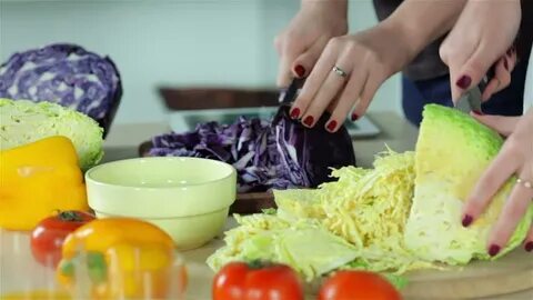 Slicing vegetables