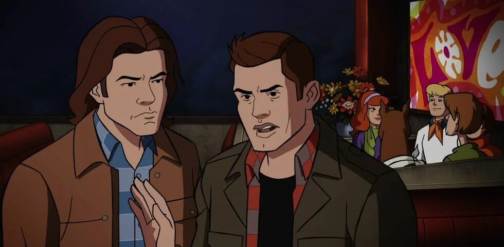Сверхъестественного со скуби ду. Supernatural скуби ду. сверхъестественное 13 скуби ду. сверхъестественное скуби ду. кроссовер сверхъестественное и скуби ду.