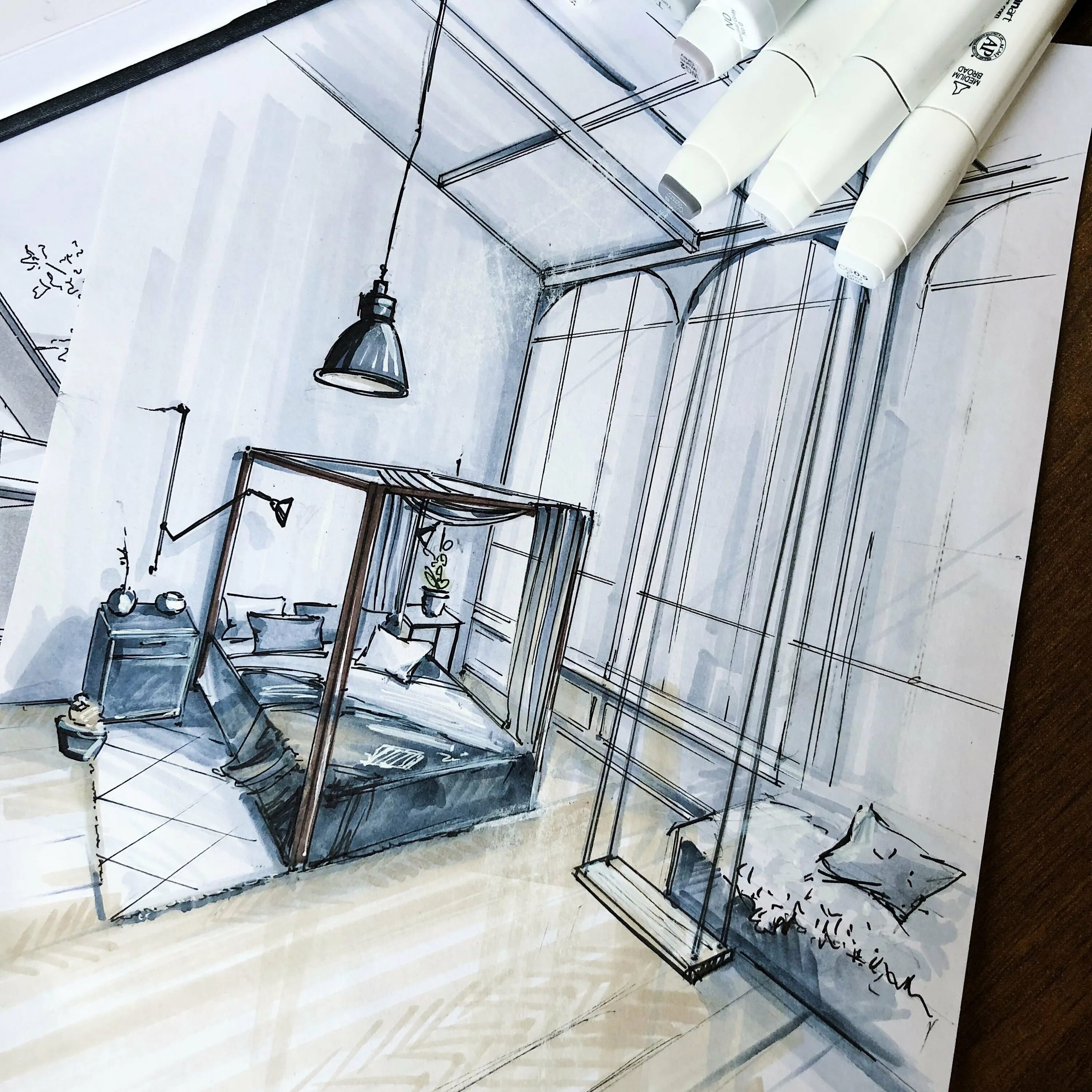 Sketch design portray
