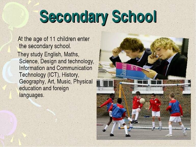 Secondary school in britain презентация. Secondary school перевод с английского. Secondary education in the uk powerpoint. Школы в британии на английском. Secondary school перевод с английского.
