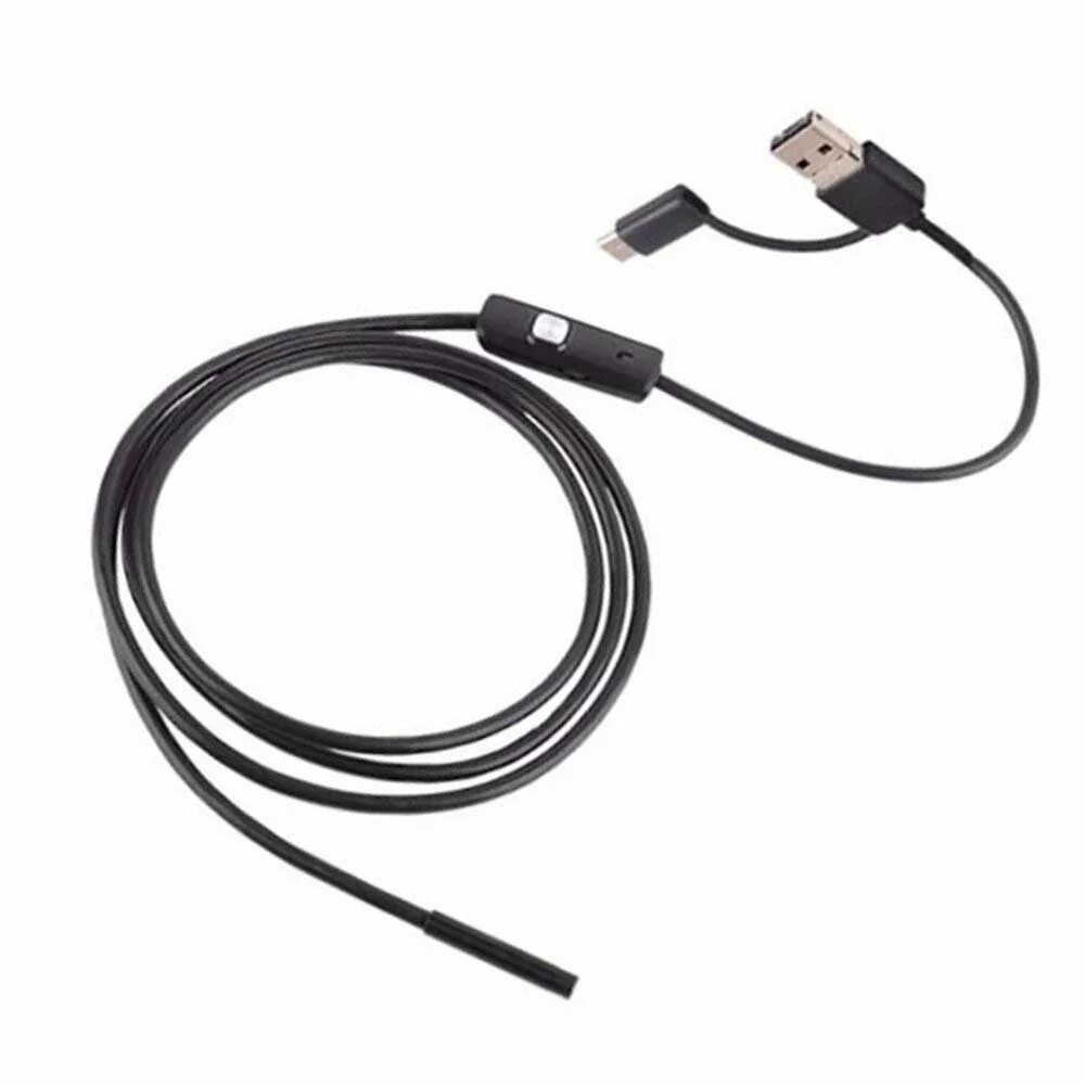 Камера - гибкий эндоскоп USB (Micro USB), 2м, Android/PC. Камера эндоскоп USB Endoscope 1,5 м. Инспекционная камера 5 метров USB-Micro эндоскоп MK 7-5m. USB эндоскоп AVT Andr 7-10m.